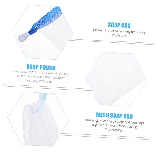 minkissy minkissy 20pcs Soap Sock for Bar Soap Foaming Cleansing and Exfoliating Shower Foaming Net Handmade Soap Maker Nets Random