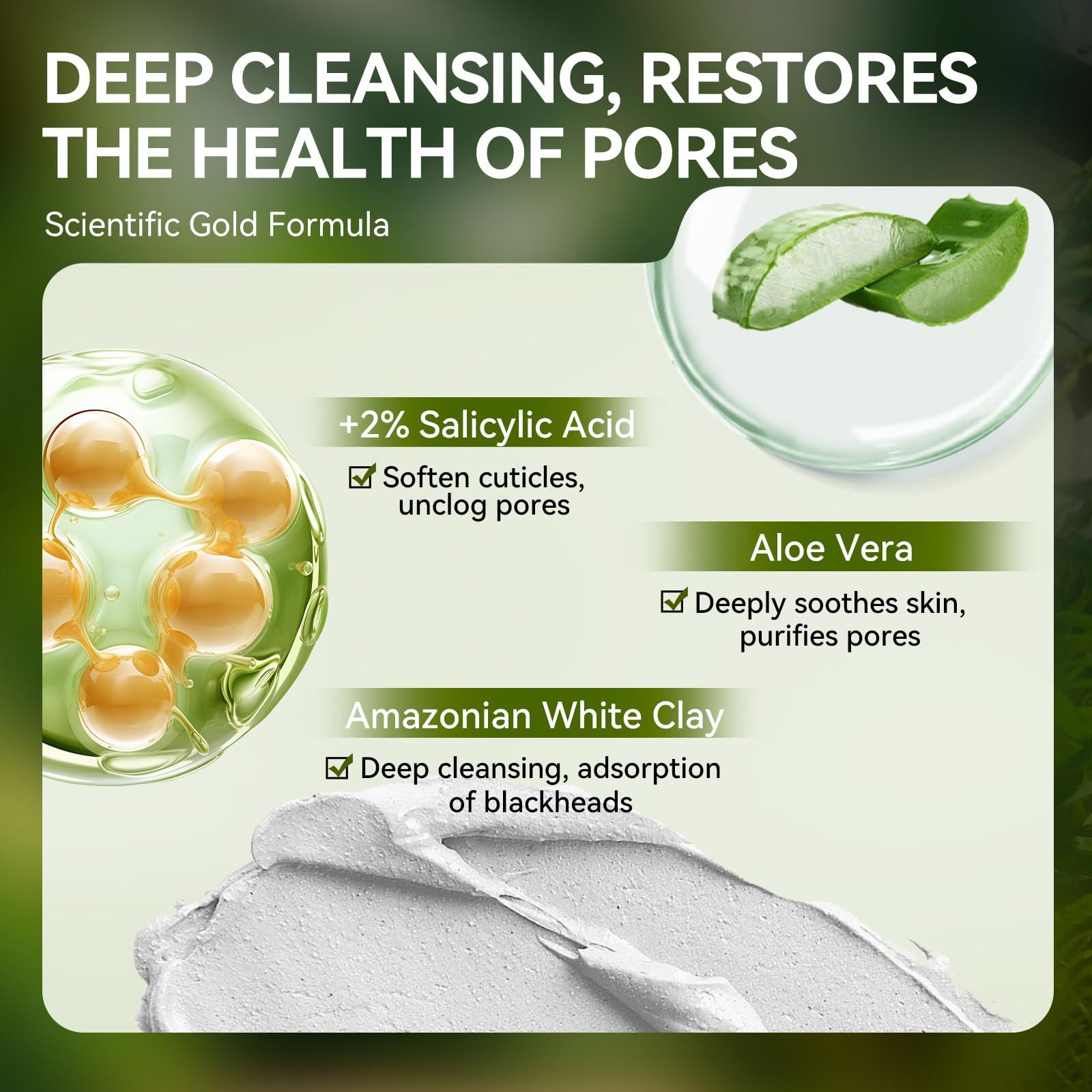 LANBENA LANBENA Blackhead Mask, Nose Plants Pore Strips Blackhead Remover Mask Peel off Mask Facial Pore Cleanser Purifying Face Mask Nose Strips (1.05oz/30g)