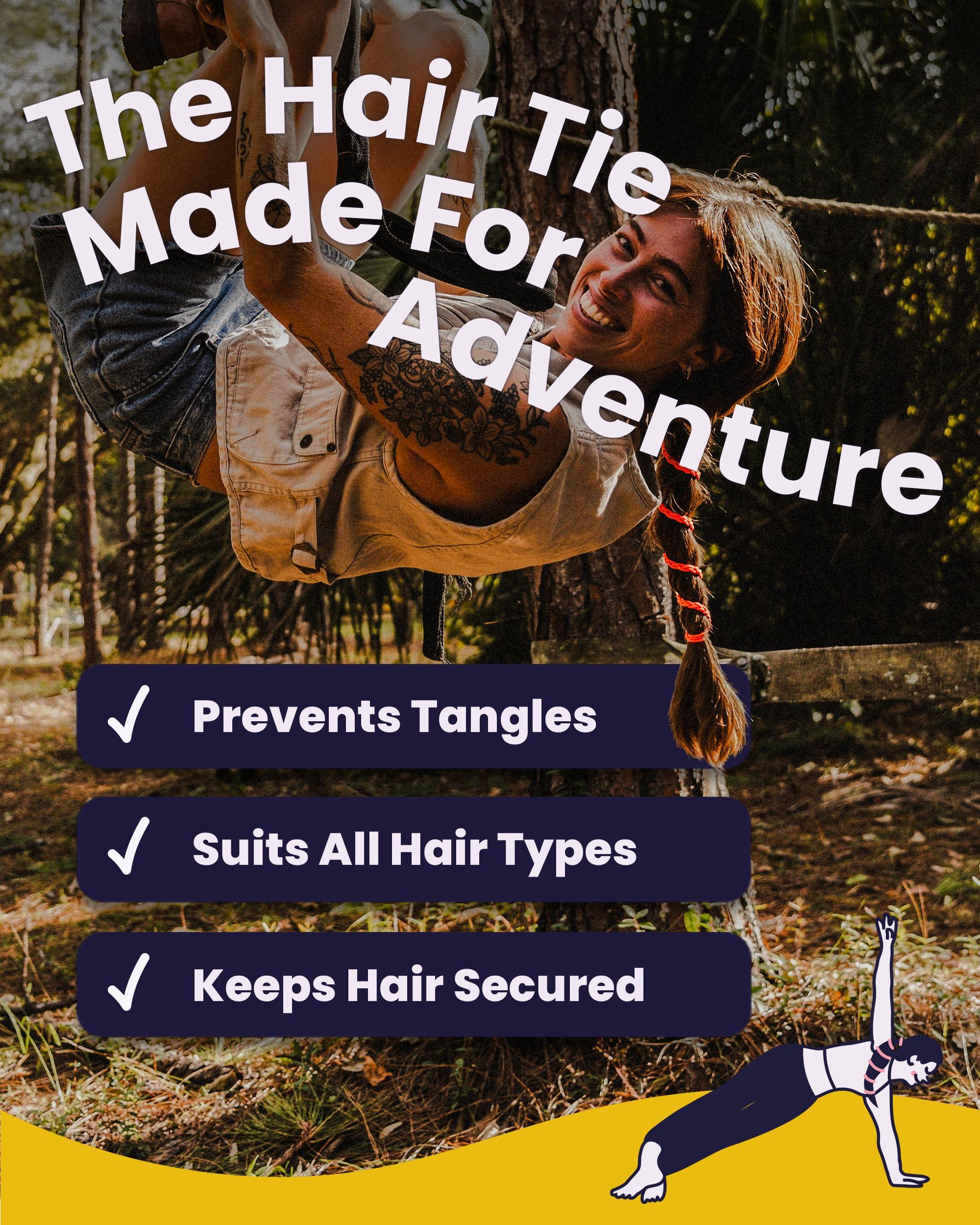 RipTie RipTie Rip Tie 2.5mm Tangle Free Hair Tie - Rippled Water, Single, 34\"\", 1 Count (Pack of 1)