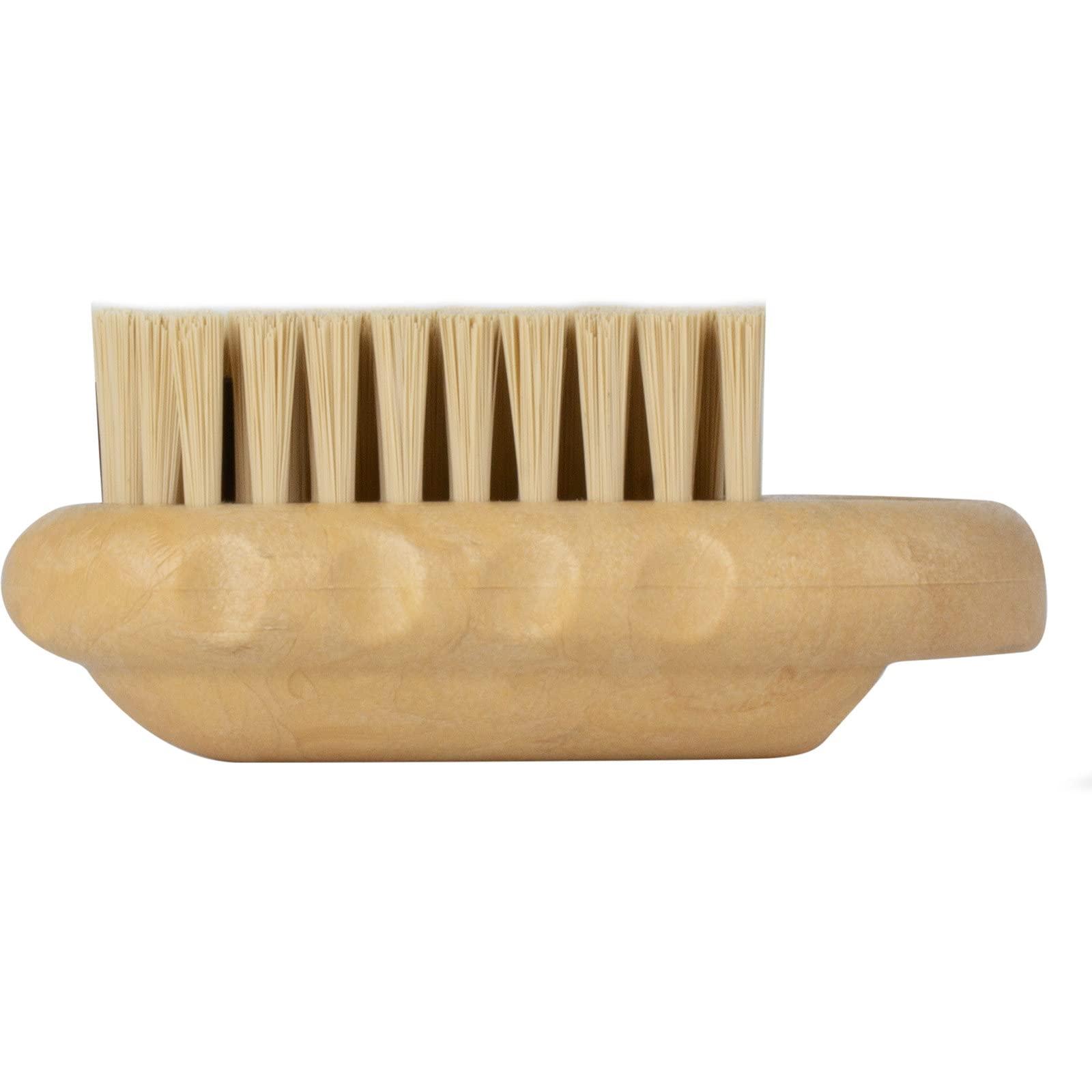 SPARTA SPARTA Nail Scrub Brush Commercial-Grade, Heavy-Duty Hand and Fingernail Brush with Stiff Bristles for Gardeners, Mechanics, And Foodservice Personnel, Plastic, 5 Inches, Tan