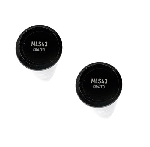 NYX Pack of 2 NYX Matte Lipstick, Crazed MLS43