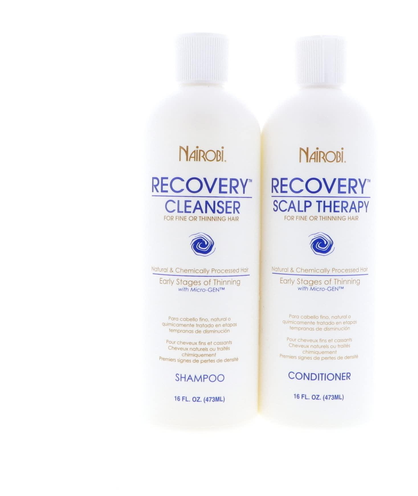 Nairobi Nairobi Recovery Cleanser Shampoo + Scalp Therapy Conditioner "SET" 16oz.Each