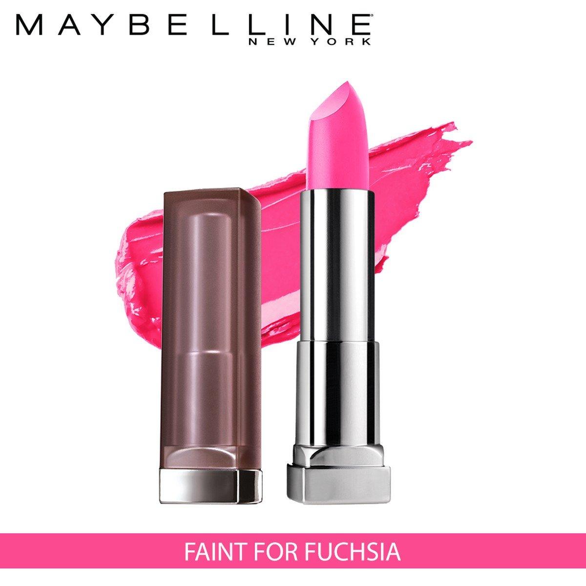 Maybelline New York Maybelline Color Sensational Creamy Matte Lipstick, Faint For Fuchsia, 0.15 oz.