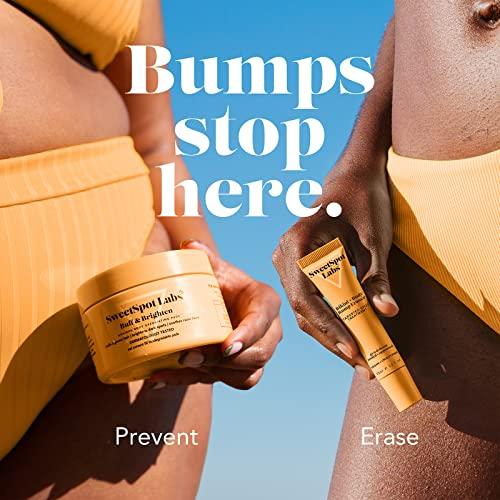SweetSpot Labs SweetSpot Labs Ingrown Hair Removal Kit | Razor Bump & Ingrown Hair Treatment For Bikini Area, Body & Underarms | Safe for All Skin, Bump Eraser and Buff and Brighten Pads Set