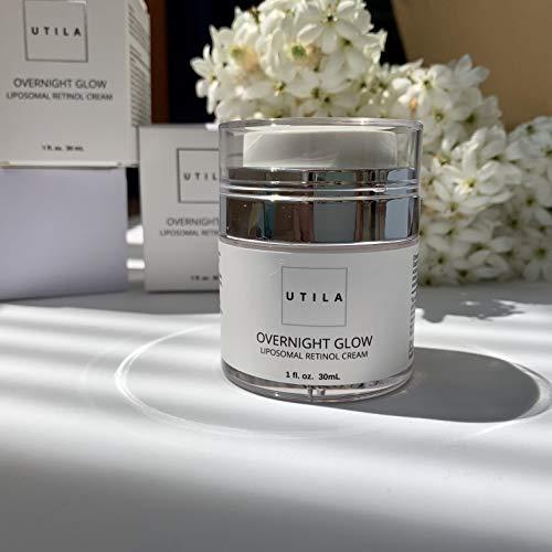 UTILA OVERNIGHT GLOW - LIPOSOMAL RETINOL CREAM - Anti Aging, Night Repair, Skin Renewal, Moisturizing