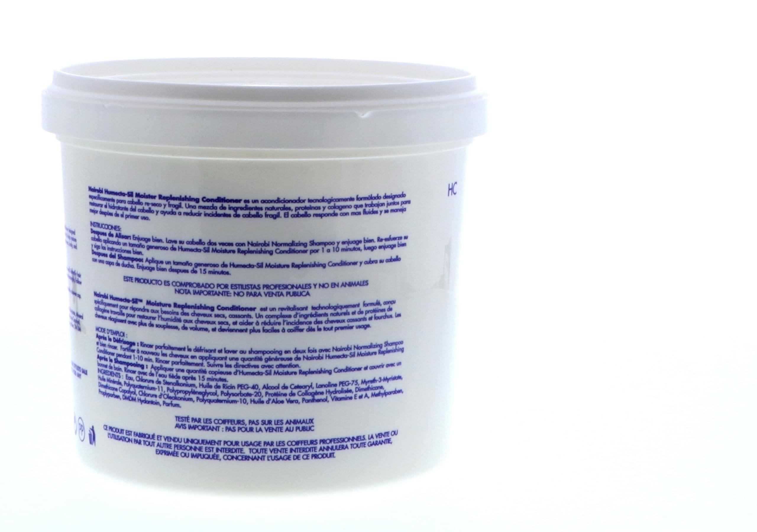 Nairobi Nairobi Humecta-Sil Moisture Replenishing Conditioner, 64 Ounce