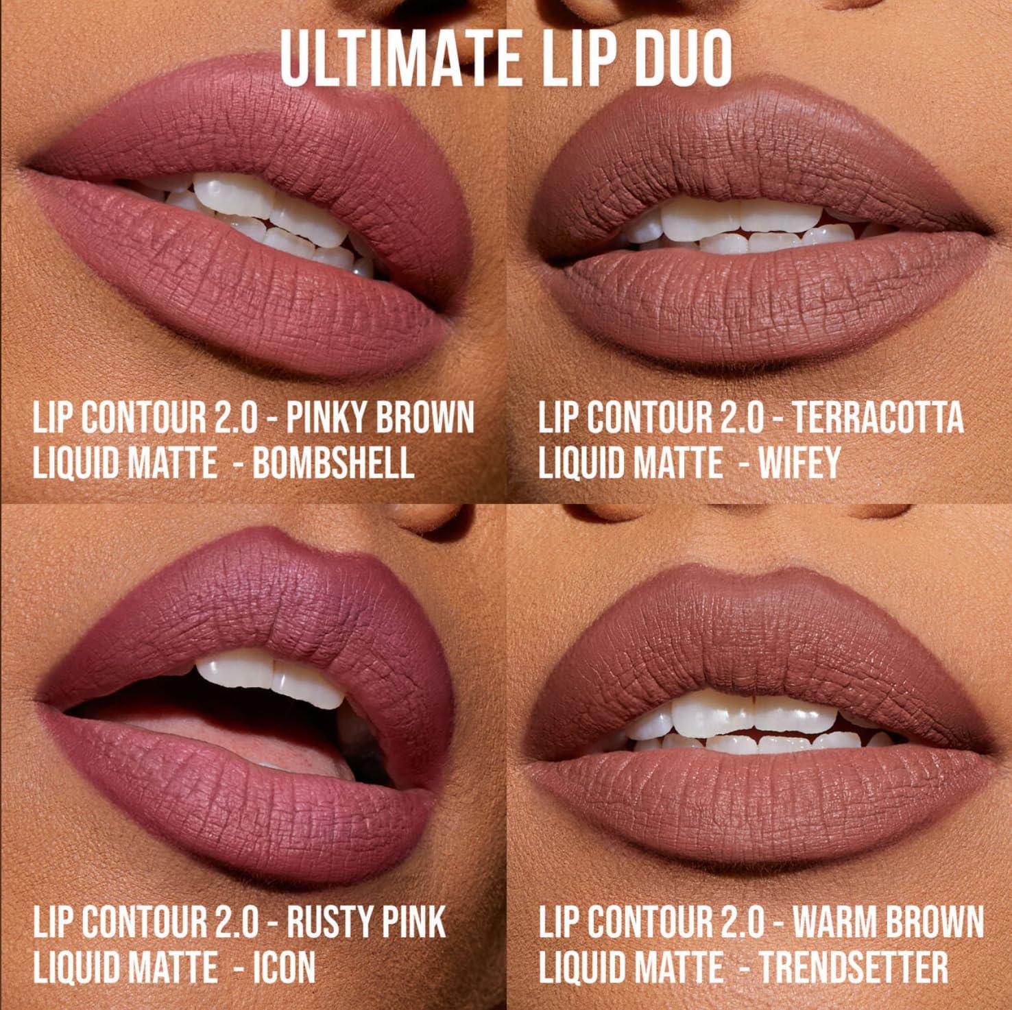 Huda HUDA BEAUTY Lip Contour 2.0 Automatic Matte Lip Pencil Terracotta