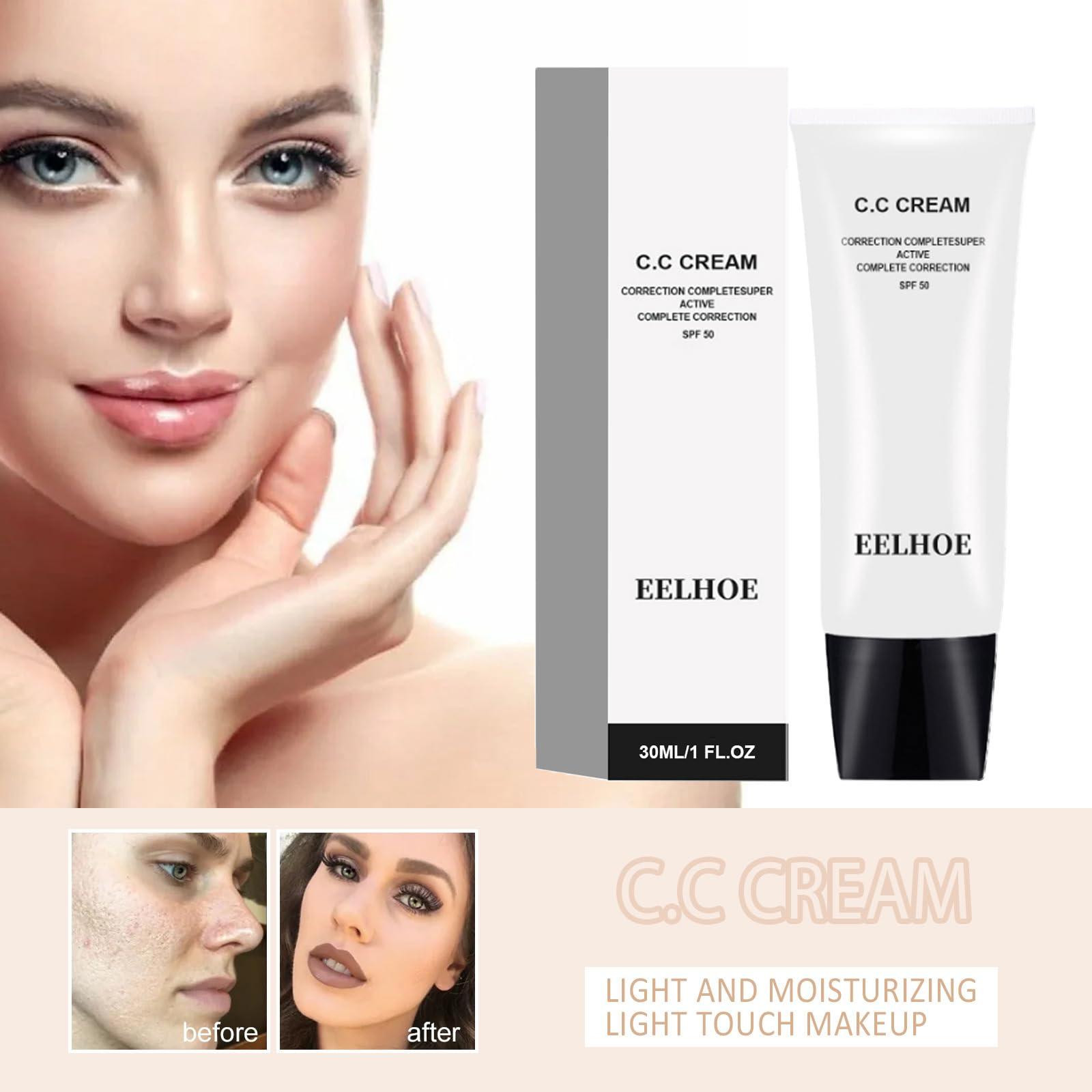 NinthAvenue Basics CC Cream Self Adjusting for Mature Skin, Skin Tone Adjusting CC Cream Spf 43, Cc Cream for Older Women, Colour Correcting Self Adjusting - Moisturizing (2pcs,Ivory)
