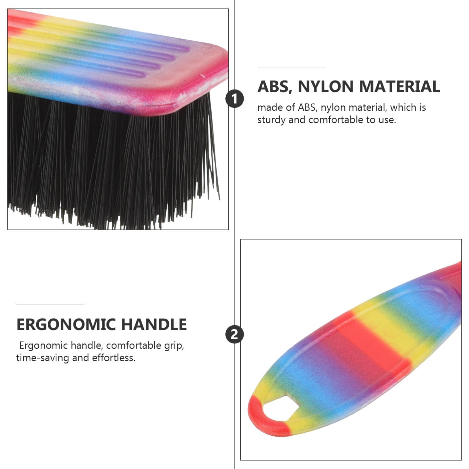 Healifty Beard Brush Beard Grooming Brush Beard Straightener Brush Shoes Brush Boots Cleaner Laundry for Men Straightens Promotes