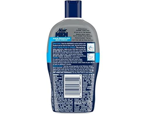Nair Nair For Men Hair Removal Body Cream 13 oz (Pack of 4)