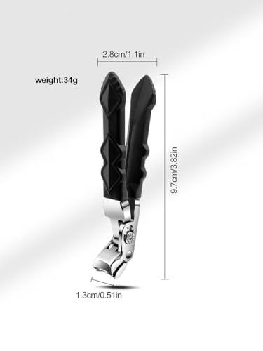 NinthAvenue Basics Ribili Clipmaster Pro Toenail Clippers, Ribili Clipmaster Pro, Ribili Clip Master Pro for Thick Nails, Ribili Clipmaster Pro Nail Clippers,Ergonomic Angled Head Thick Toenail Clipper(C)