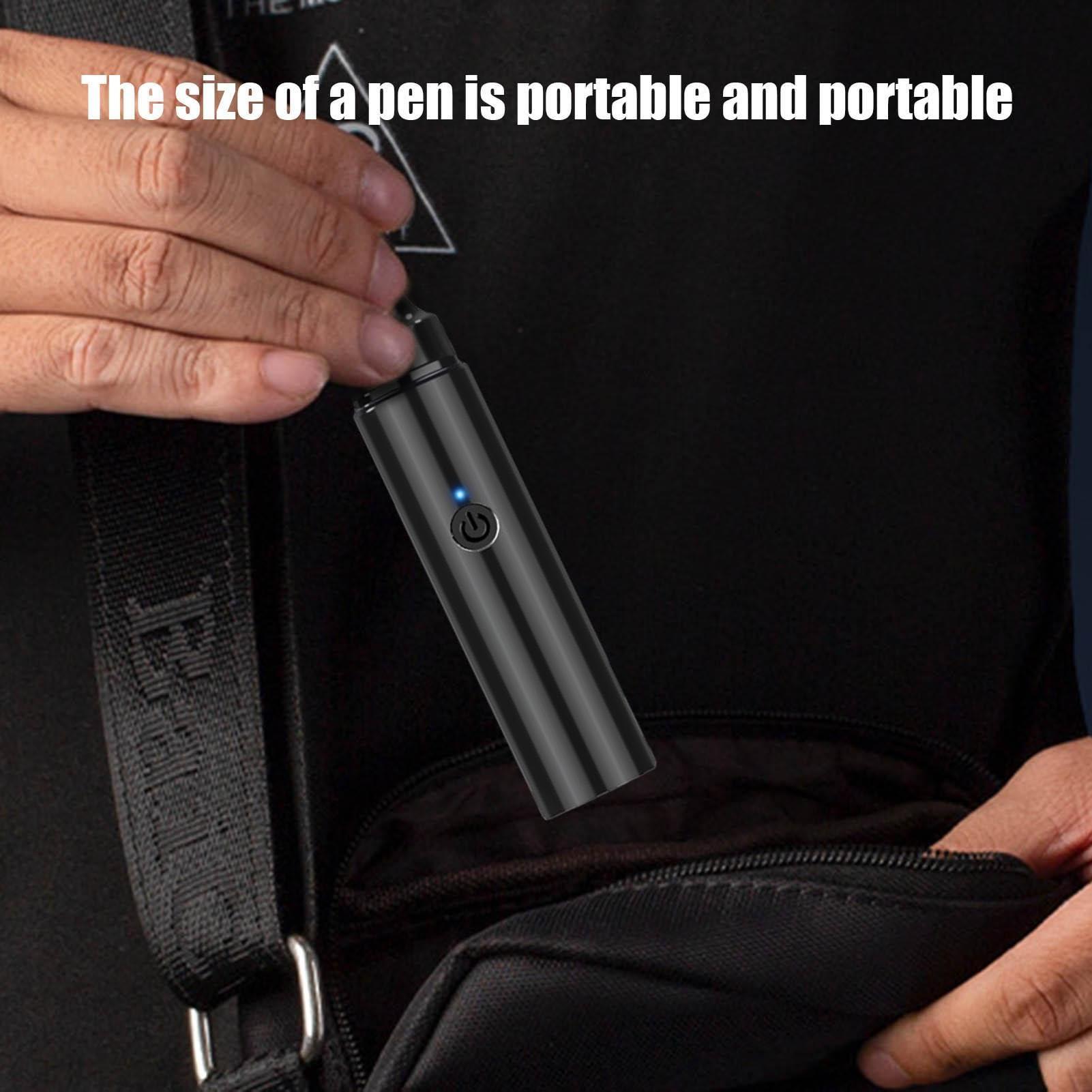 DYOG Nose Ear Trimmer, 6500 RPM Electric Nose Hair Clipper, 360 Rotating Nose Clipper, Cordless Nose Hair Remover, Double Edged Face Razor Clippers, Facial Hair Remover for Eyebrows Nose Hygienic Grooming