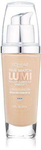 L'Oréal Paris L'Oréal Paris True Match Lumi Healthy Luminous Makeup, C4 Shell Beige, 1 fl. oz.