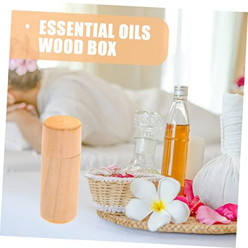 Zerodeko Zerodeko 5pcs Box Wooden Essential Oil Storage Box Aromatherapy Oil Case Smooth Surface for Easy Handling