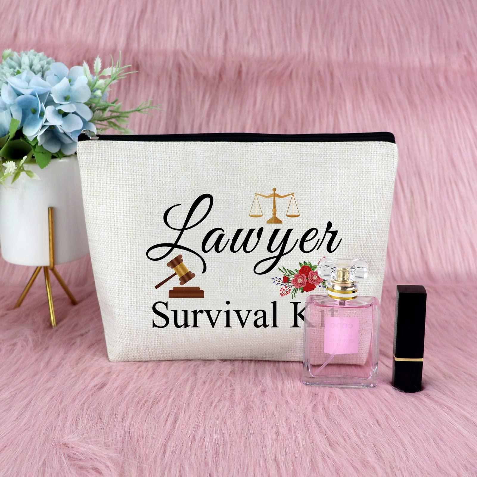 Sfodiary Lawyers Appreciation Gift Makeup Bag Thank You Gift for Women Attorney Future Lawyer Gift Lawyer Student Graduation Gift Law School Gift Birthday Retirement Christmas Gift Travel Cosmetic Pouch