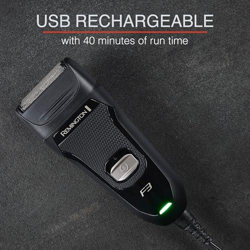 Remington Remington F3 Style Series Foil Shaver for Men, Flexing Blades for Close and Comfortable Shave, Cordless Electric Rechargeable Razor.