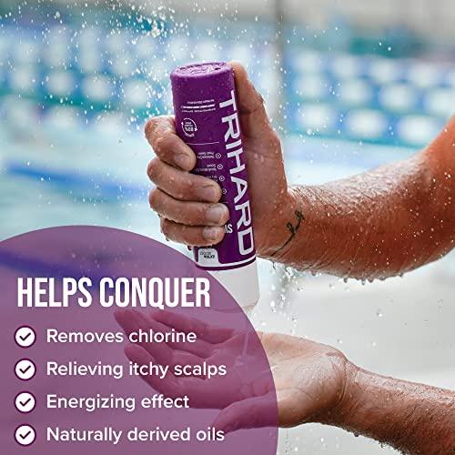 TRIHARD TRIHARD Swimmers Shampoo Extra Boost | Removing Chlorine and Hard Water Negative Effects | Specialized Swim Shampoo (Pack of 2)