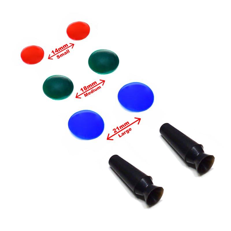 Medfort-Instruments Medfort-Instruments Corneal Shield Protector, Pack of 3 Pairs, Small, Medium, Large