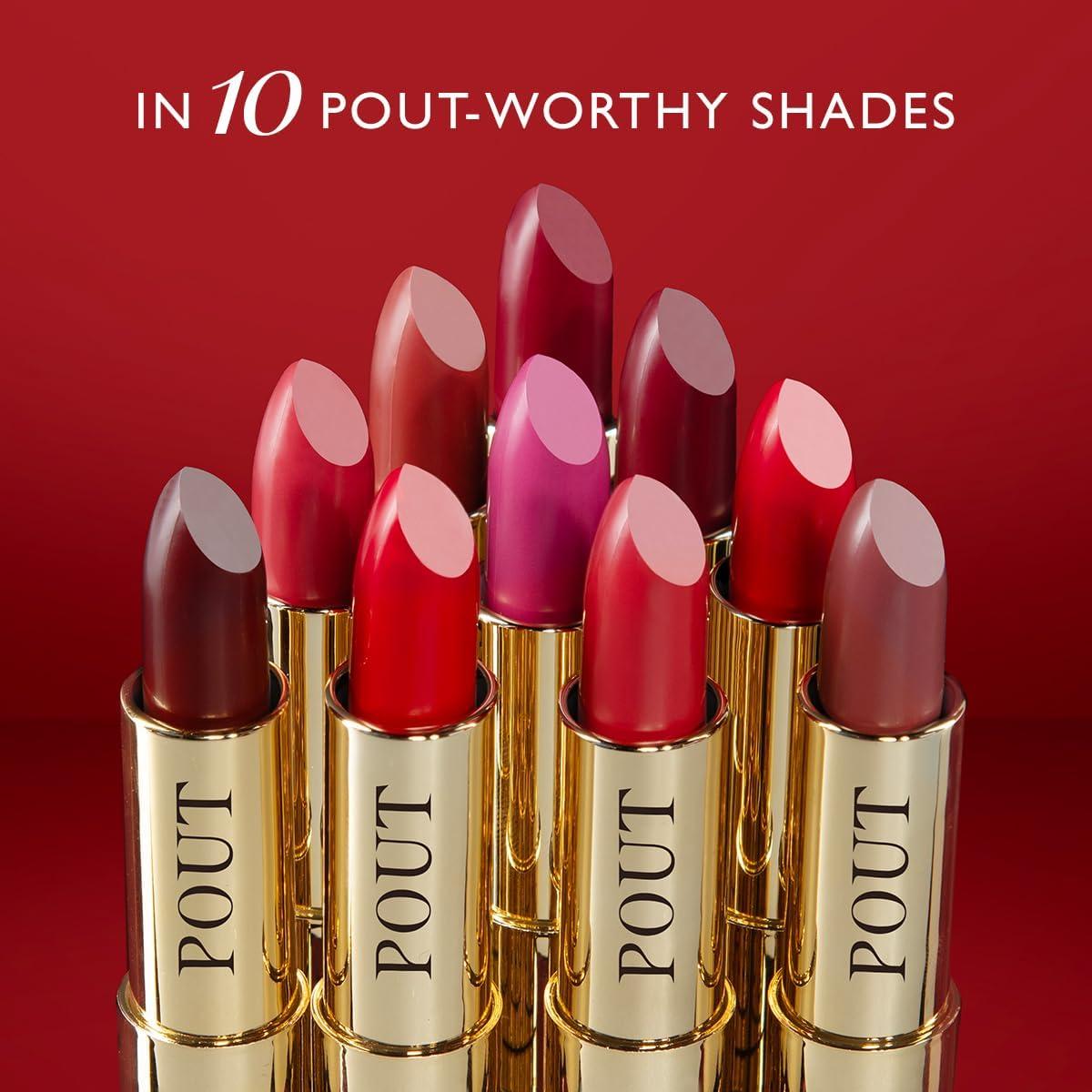 My.Glamm POUT by Karan Johar Tinted Plumping Lipstick | Glossy for Women With Petal Glow Finish | Buildable Colour & Shine | Moisturising Formula | Poutitude (Fuschia Pink Shade) | 3.5g