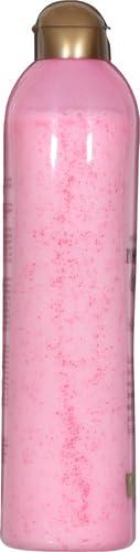 OGX OGX Sensitive + Pink Sea Salt & Rosewater Sulfate-Free Soothing Body Scrub with Healing Rose Quartz, Gentle Exfoliating Daily Body Wash to Soften & Smooth Skin, 19.5 Fl Oz
