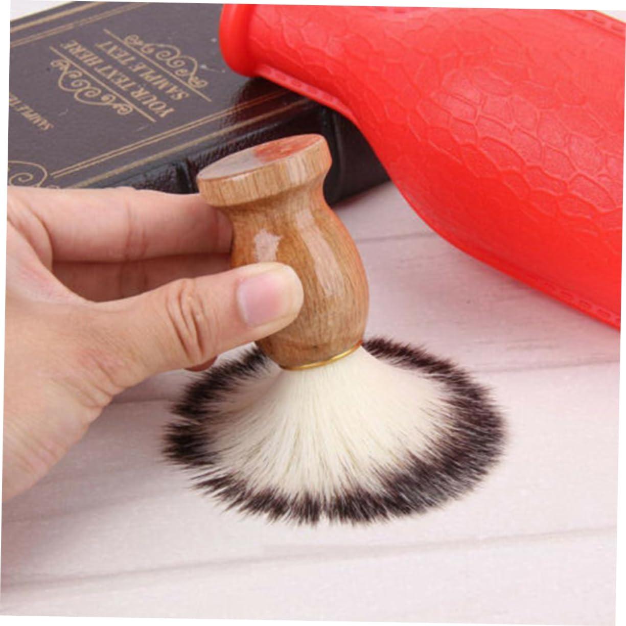 MERRYHAPY MERRYHAPY Professional Barbershop Shaving Brush for Men Beard Brush Wooden Handle and Fine Hair