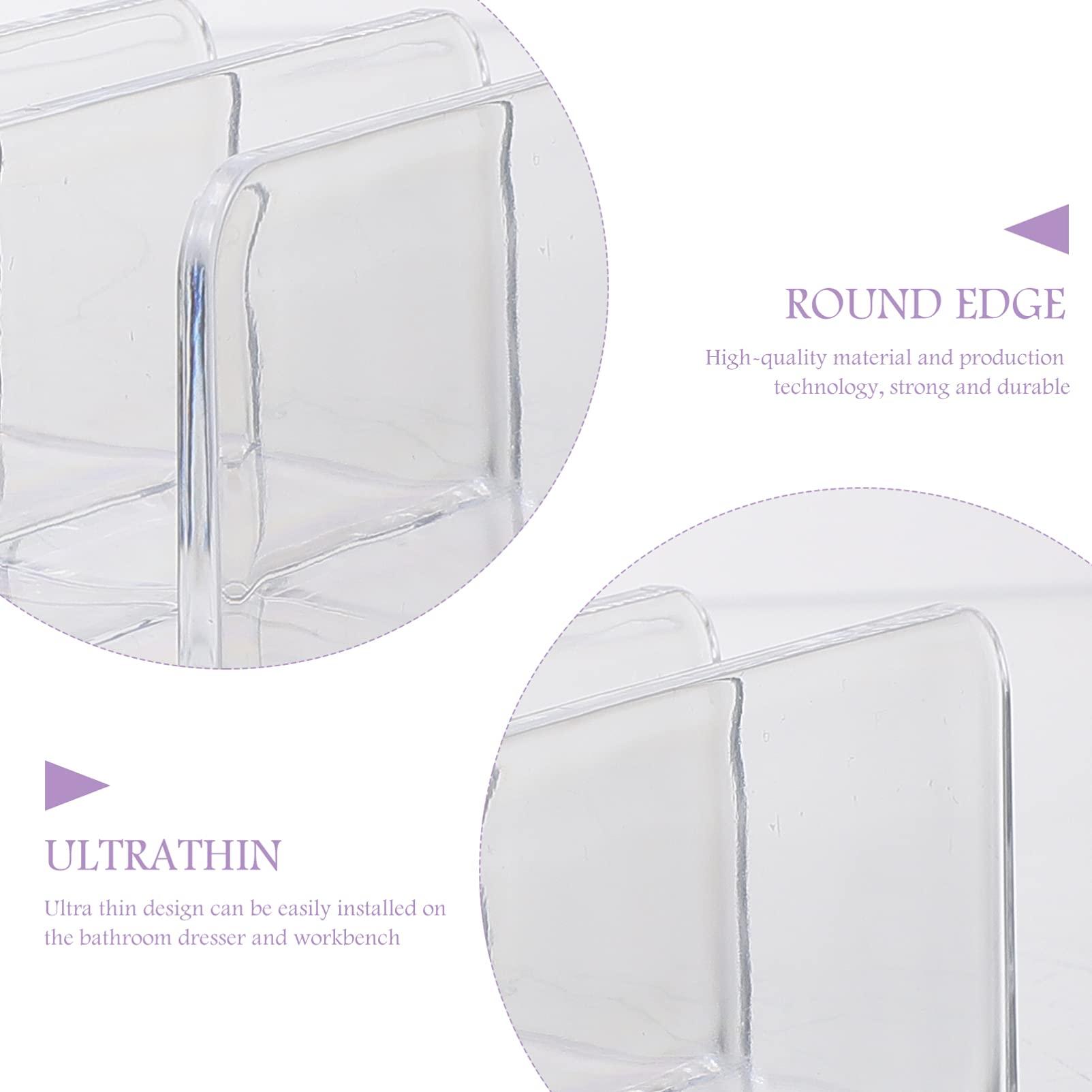 Didiseaon Didiseaon 3 Pcs Powder Storage Rack Lipstick Holder Organizer Makeup Palette Drawer Organizer Clear Cosmetic Case Cosmetic Organizing Rack Clear Stand Compact Makeup Acrylic Transparent