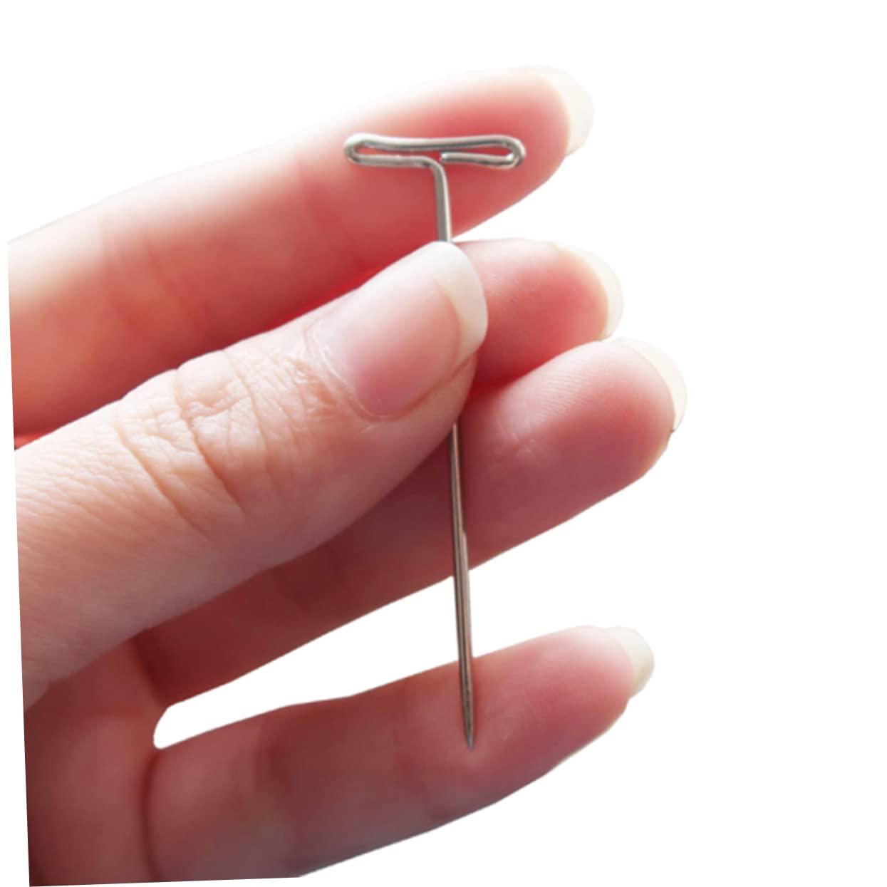 LALAFINA LALAFINA DIY Wig Making 100pcs Simple Wig T-Pins 51mm T-Pins Set for Sewing and Blocking