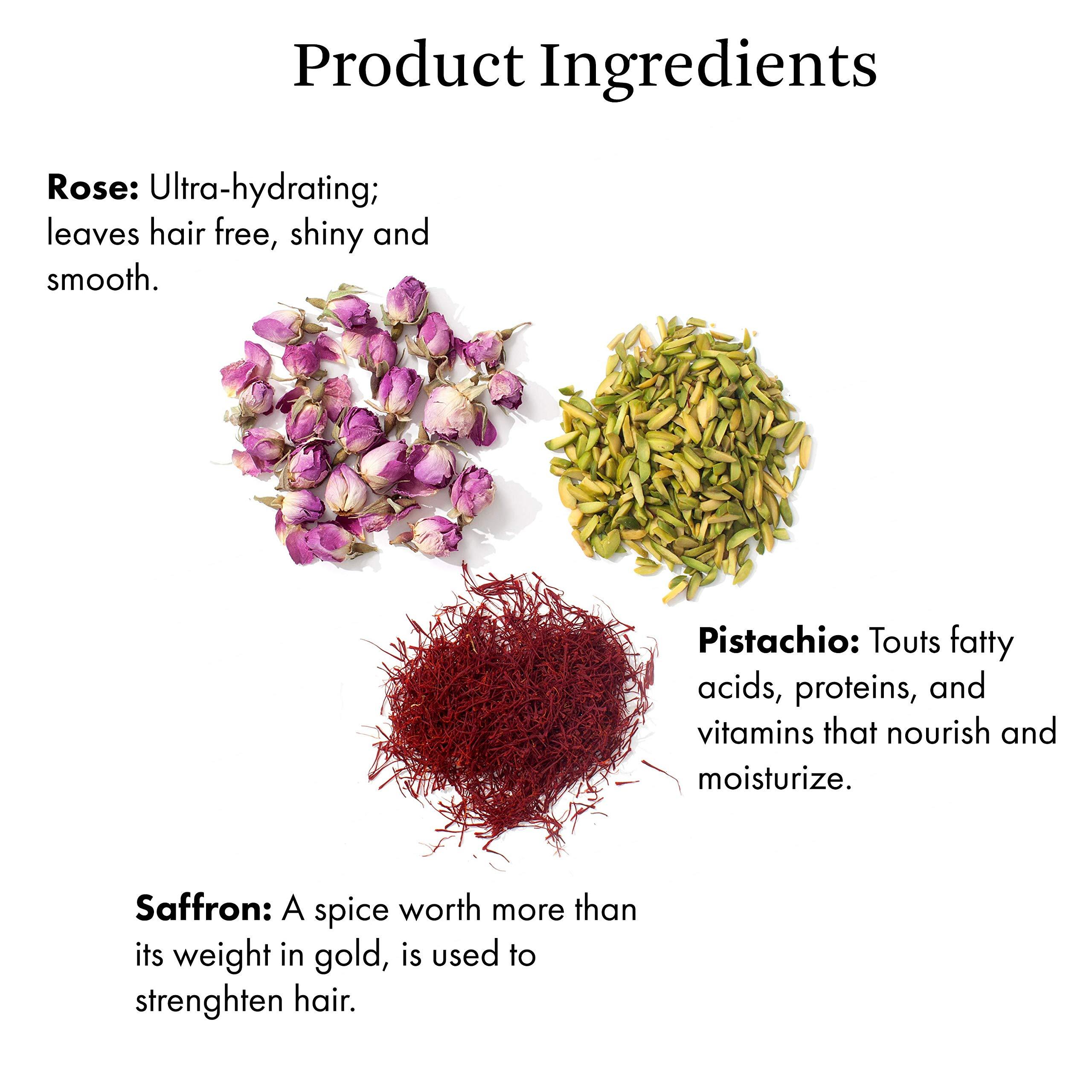 Joon Joon Saffron Hair Elixir Pistachio + Rose Hair Oil, 3.11 Fl. Oz.