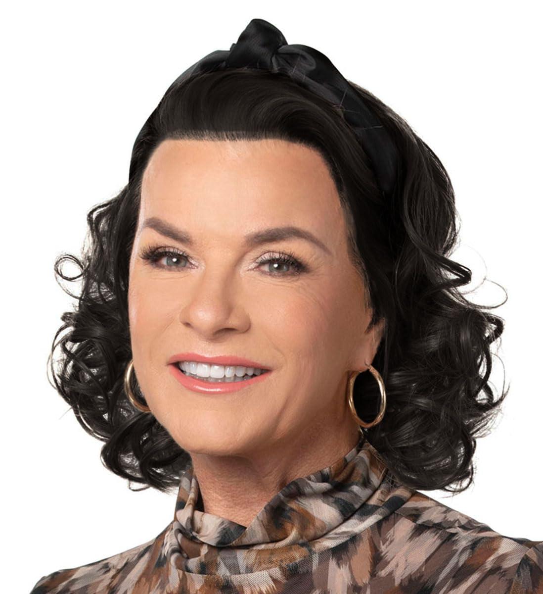 Toni Brattin Toni Brattin Headband Fall Wavy 18\" Shoulder Length Curly Hair Extension Hairpiece For Fuller Looking Hair, Black