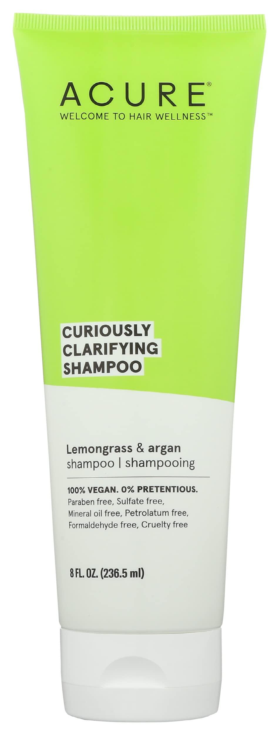 Acure Acure Curiously Clarifying Shampoo, Paraben Free, Vegan, 8 Fluid Ounce (Pack of 1)