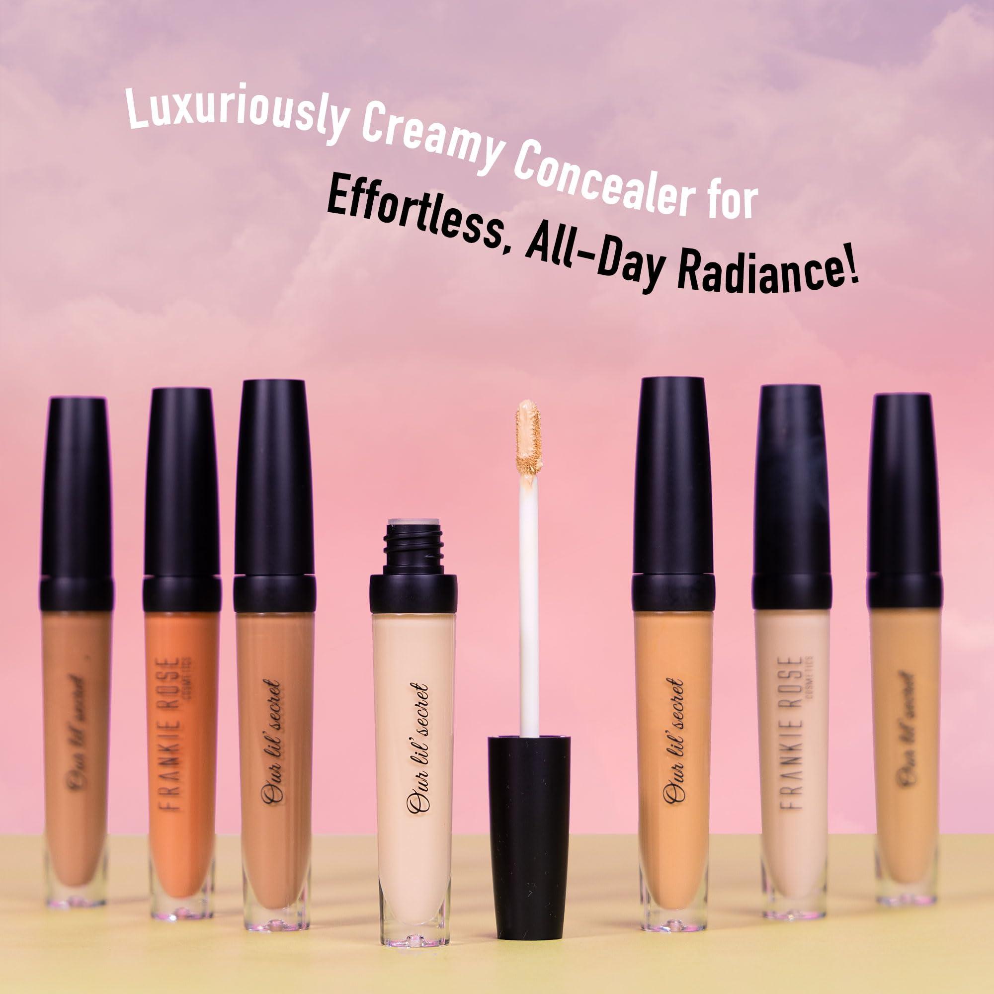 Frankie Rose Cosmetics Frankie Rose Cosmetics Our Lil' Secret Concealer Sweat-Proof & Matte Under Eye Concealer, Long Lasting Full Coverage For Fine Lines, Dark Circles & Hide Imperfections - Chai