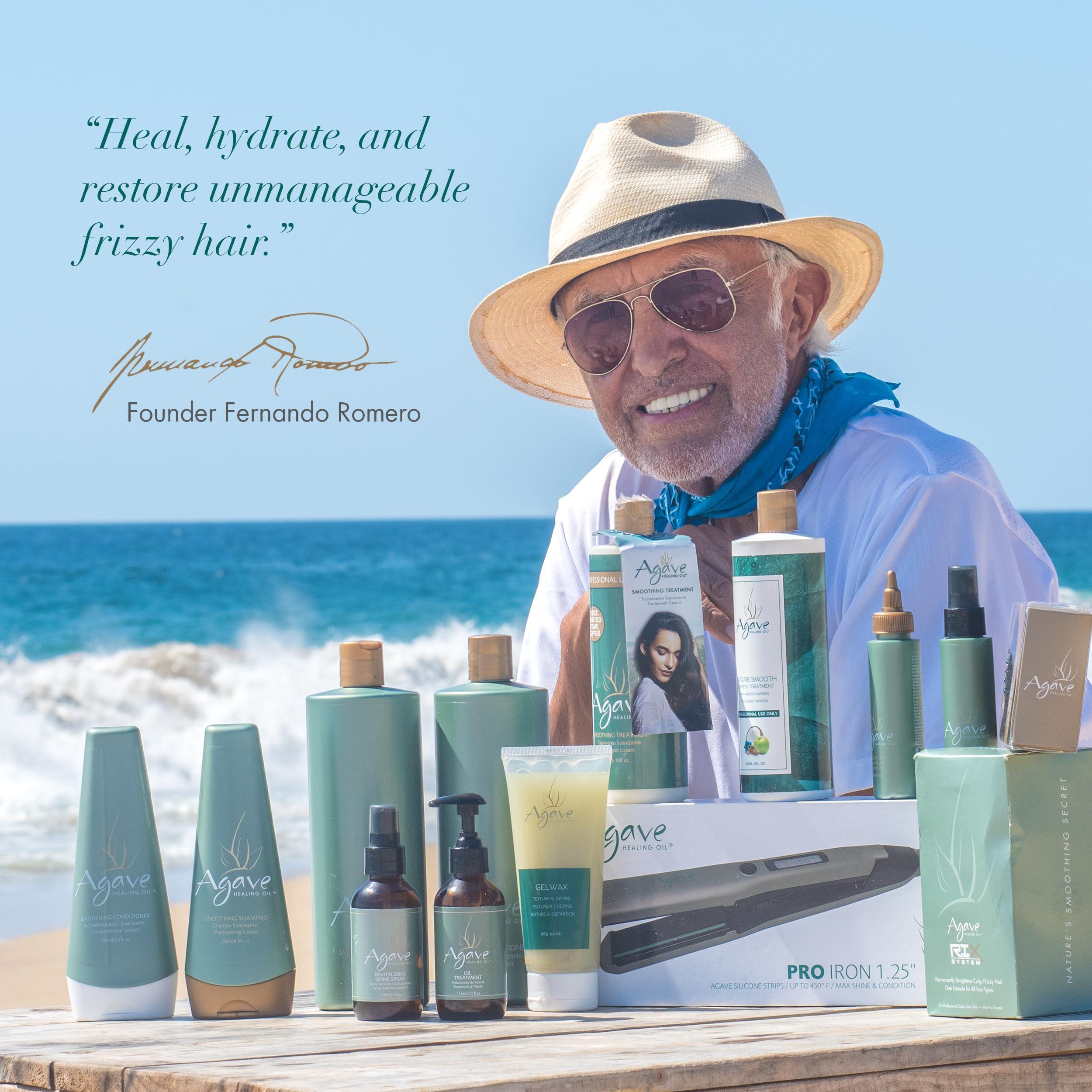 Agave Healing Oil Agave Healing Oil Treatment, Lightweight Rejuvenating Hair Oil for All Hair Types With Natural Agave Extract, Paraben & Sulfate-Free, 2 Fl Oz