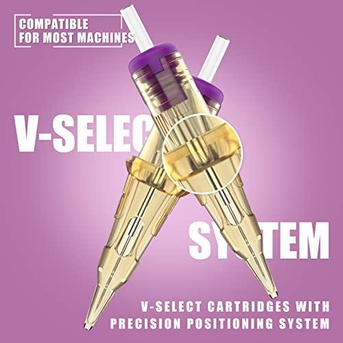 EZTAT2 EZTAT2 Tattoo Cartridge Needles - 20Pcs #10 (5RS) Permanent Makeup SMP Bugpin Round Shader 0.30mm Microblading Hair Scalp for Tattoo Pen Rotary Machine Supply - V-SELECT