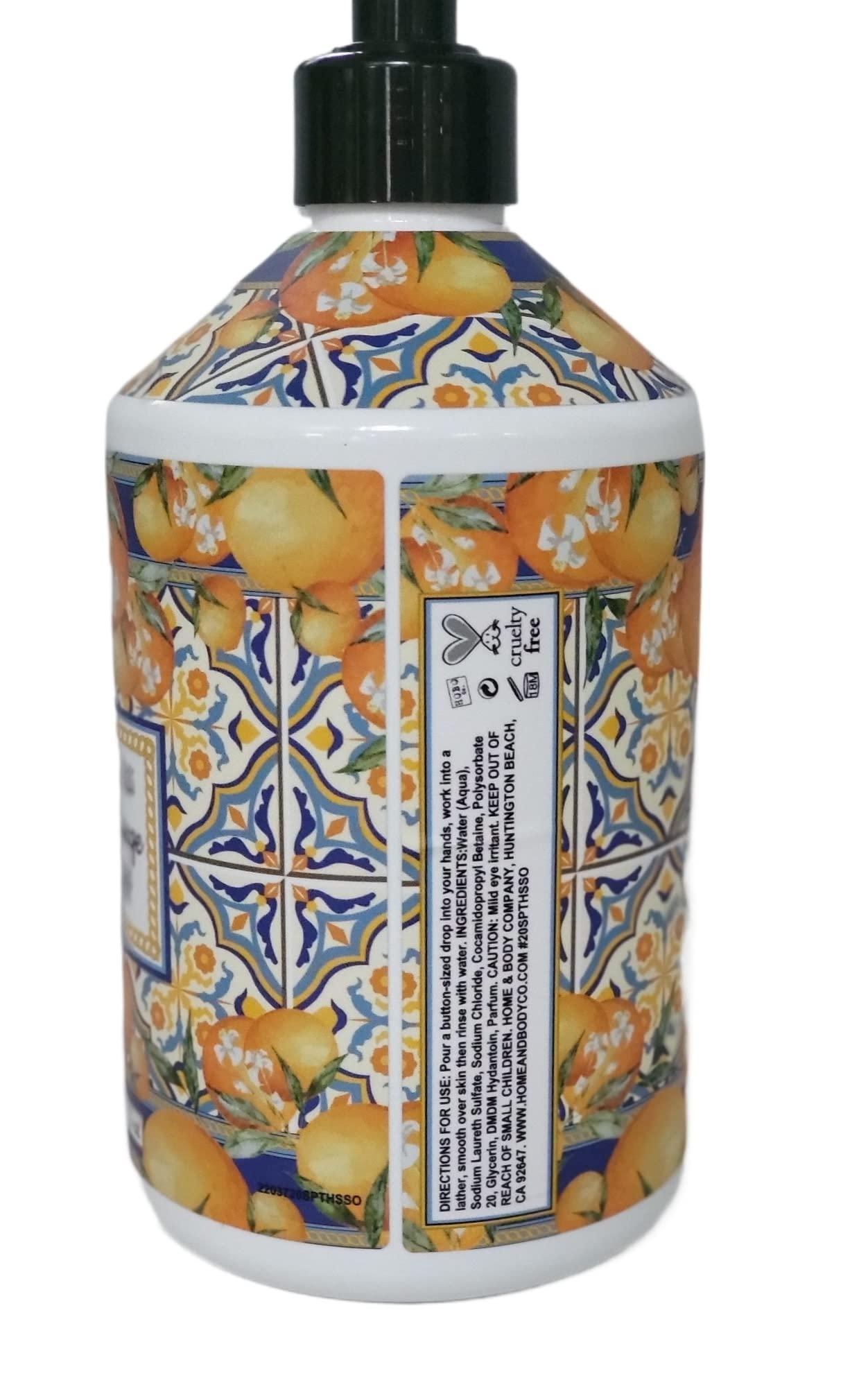 Hand Soap Hand Soap Collection 21.5 FL OZ Each, lavender, lemon Verbena, Sweet Orange, Lavender Rosemary, Lemon Sage, Amber Rose And Lavender Sage (Sweet Orange, 21.5 oz)