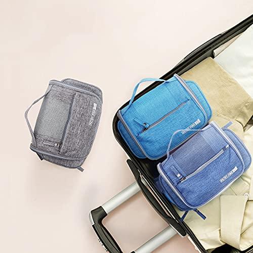 Pictet Fino Pictet Fino Travel Comestic Bag, Water-resistant Toiletry Bag with Hanging Hook, Makeup Bag Travel Organizer for Personal Care, Accessories, Shampoo, Toiletriespurple