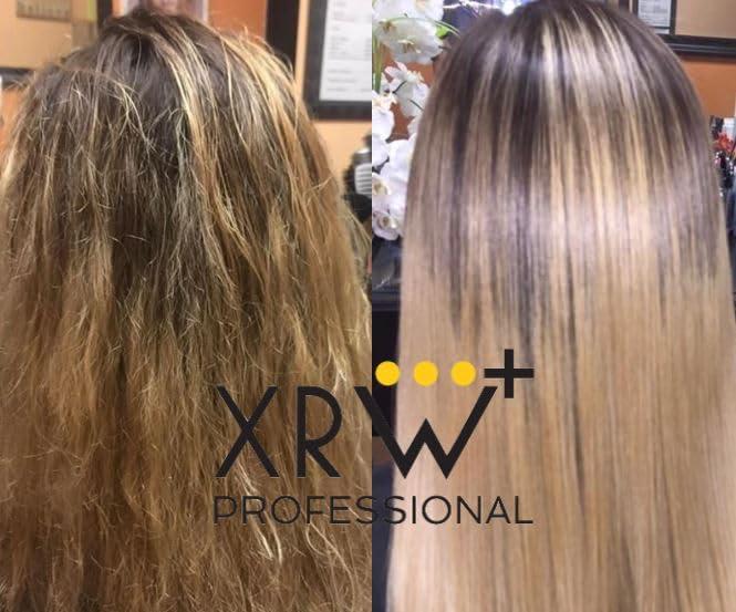 XRW PROFESSIONAL Hair Cement. With Bamboo extract, deep hair hidratation treatment. Tratamiento de hidratacion profunda para cabellos con extracto de Bambu.