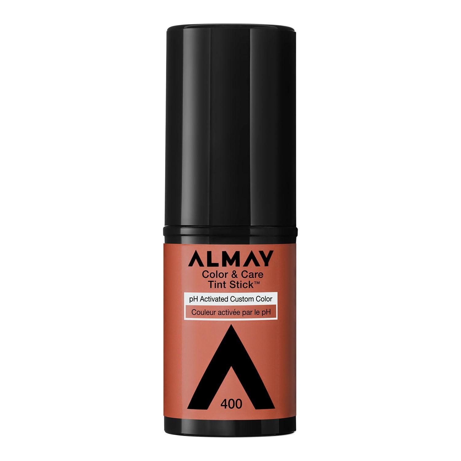 Almay Almay Lip and Cheek Tint, Color & Care Tint Stick, Multi-Use Moisturizing Blush and Lip Color, Dewy Finish, 400 Nude Flush, 0.25 oz