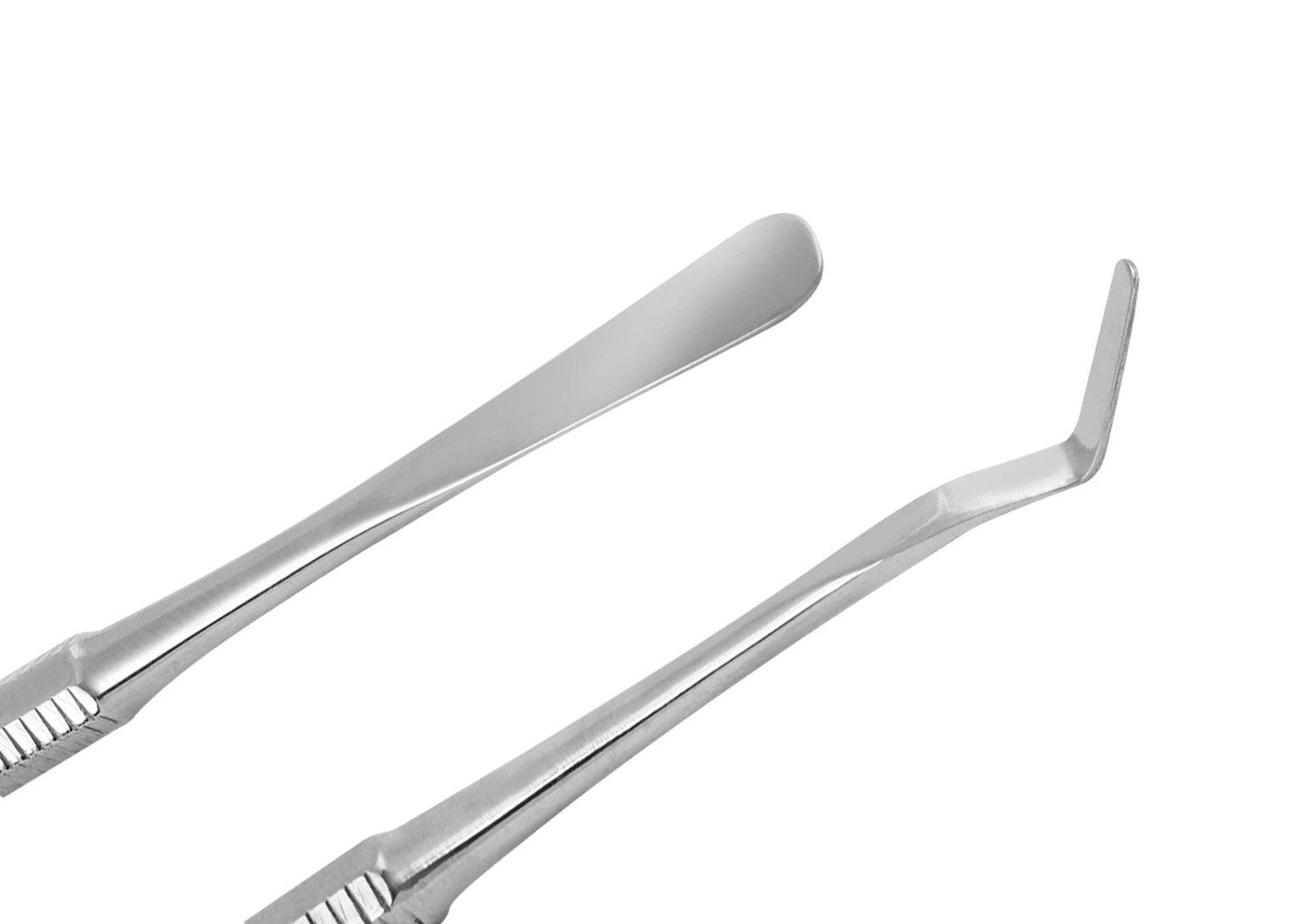 BlueOrchids BlueOrchids Pedicure Kit: Ingrown Toenail Tool- Nail File and Lifter Set. Premium Grade Stainless Steel Nail Tools Supplies