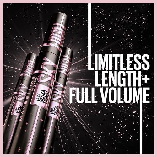 Maybelline New York Maybelline Lash Sensational Sky High Washable Mascara Makeup, Volumizing, Lengthening, Defining, Curling, Multiplying, Buildable Formula, Cosmic Black, 1 Count
