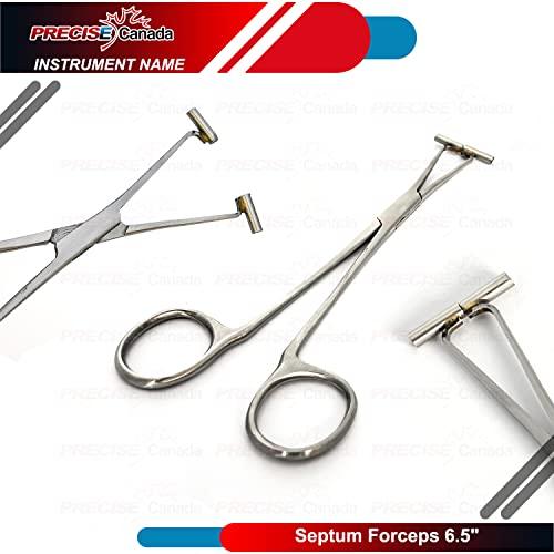 PRECISE CANADA PRECISE CANADA Septum Forceps 6.5" Piercing Body Clamps Pliers Tool