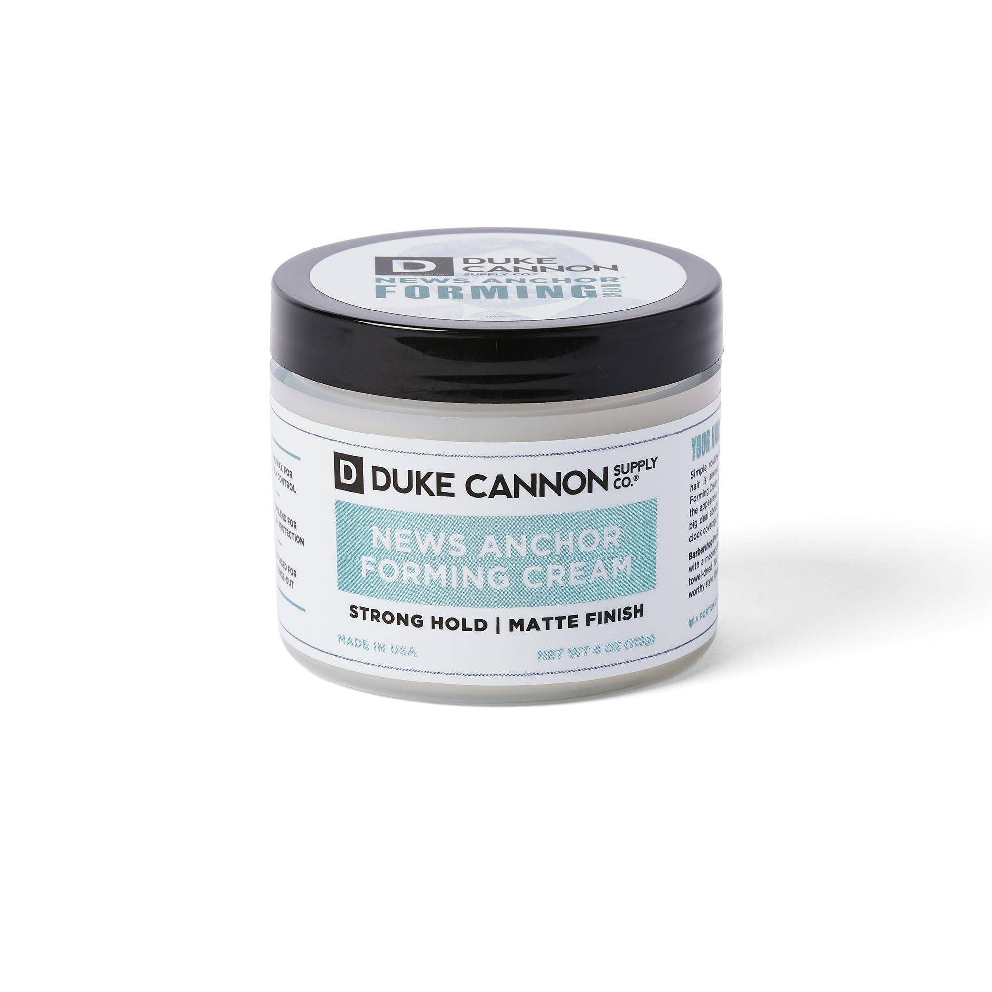 Duke Cannon Supply Co. Duke Cannon Supply Co. News Anchor Forming Cream - Medium to Strong Hold, Matte Finish, 4 oz. (Pack of 2)
