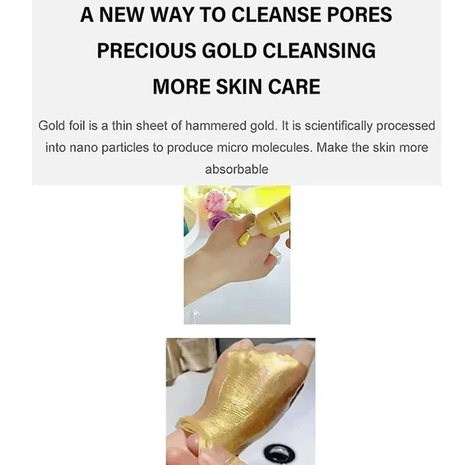 TIMLIFE TIMLIFE Gold Peel Off Mask, 24k Gold Face Mask, 24K Gold Peel Off Mask, Anti-Aging Gold Face Mask for Moisturizing Removes Blackheads
