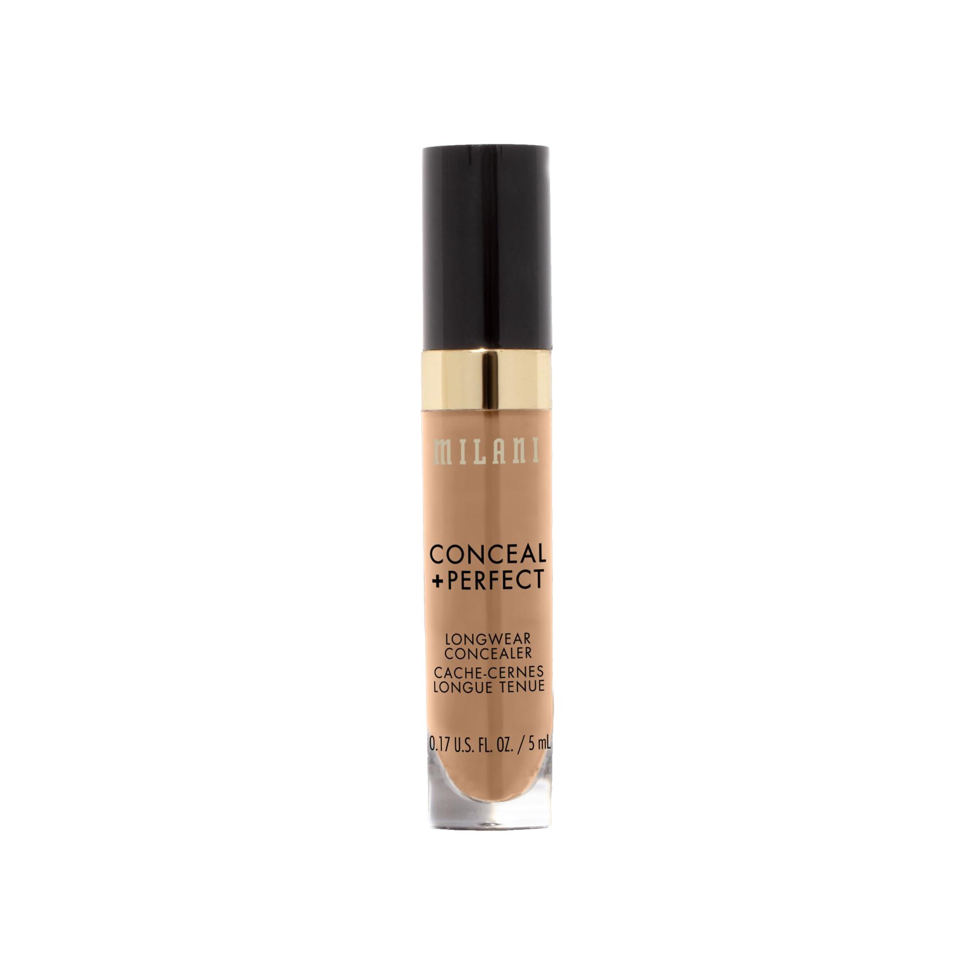 Milani Milani Conceal + Perfect Longwear Concealer - Pure Beige (0.17 Fl. Oz.) Vegan, Cruelty-Free Liquid Concealer - Cover Dark Circles, Blemishes & Skin Imperfections for Long-Lasting Wear