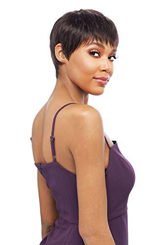VANESSA Vanessa Vixen Collection Premium Human Hair Luxurious Wig Short Length Straight Style with Bang Full Cap Soft Touch & Renowned - HH PIXIE (4)
