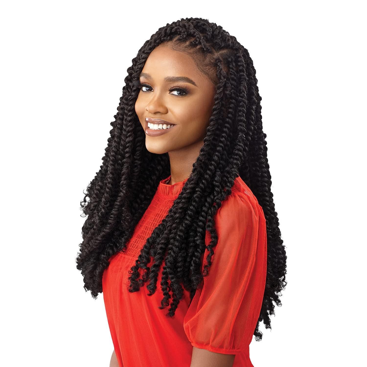XPRESSION XPRESSION Outre Crochet Braids X-Pression Twisted Up Water Wave Fro Twist 22 2X (3-pack, 2T1B30)