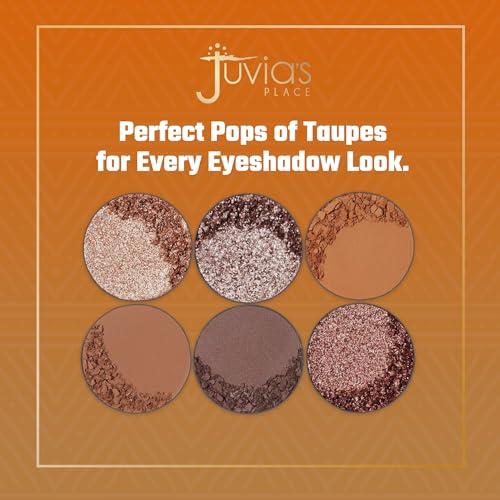 Juvia's Place Juvia\'s Place Palette The Taupes - Nude Shades with Deep Browns, Shades of 6, Professional Eye Makeup, Pigmented Palette, Makeup Palette for Eye Color & Shine