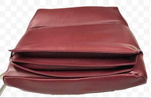 ZKZ Pedicure Chair Massage Bottom-Air Seat Cover Cushion Salon Spa (Burgundy)