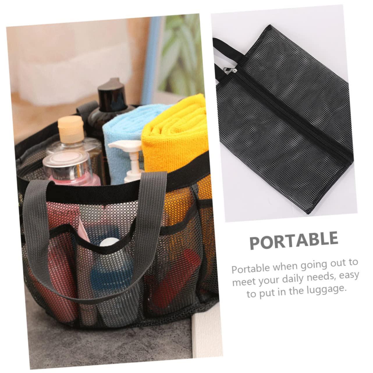 BIUDECO BIUDECO 6 Pcs Bath Sauna Net Bag Makeup Bag Large Tote Bag for Women Large Tote Pool Bag Tote Purse for Women Kid Mesh Travel Organizer Bags Women Makeup Bag Polyester Handheld Child Toy