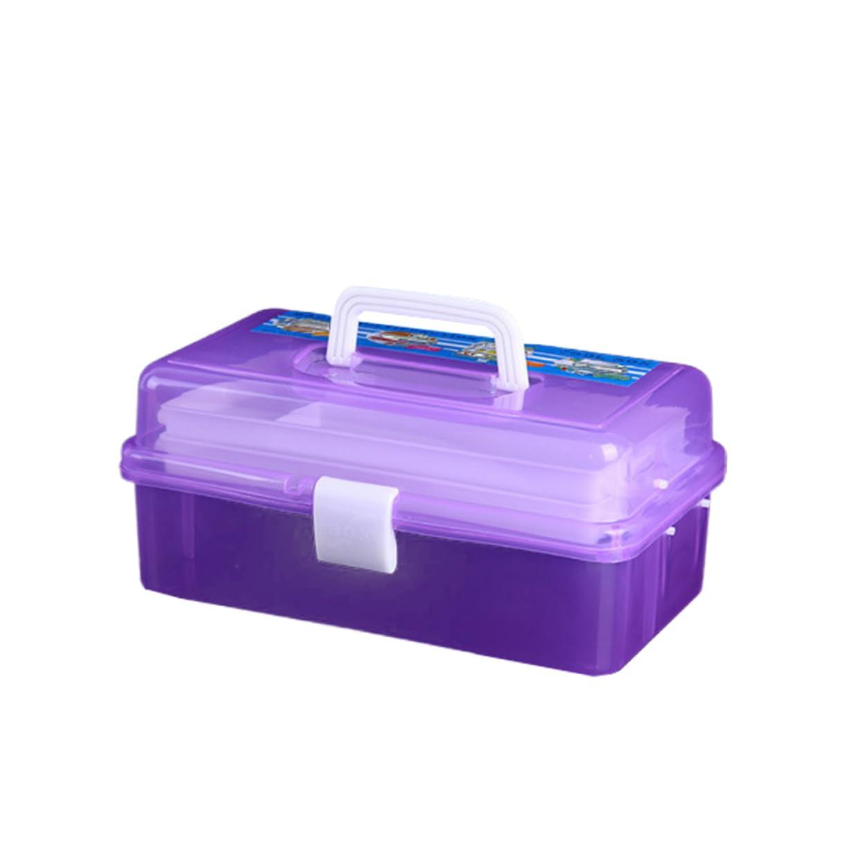 STOBOK STOBOK Cosmetic Organizer Box Plastic Tool Box Storage Dividers Acrylic Makeup Storage Case