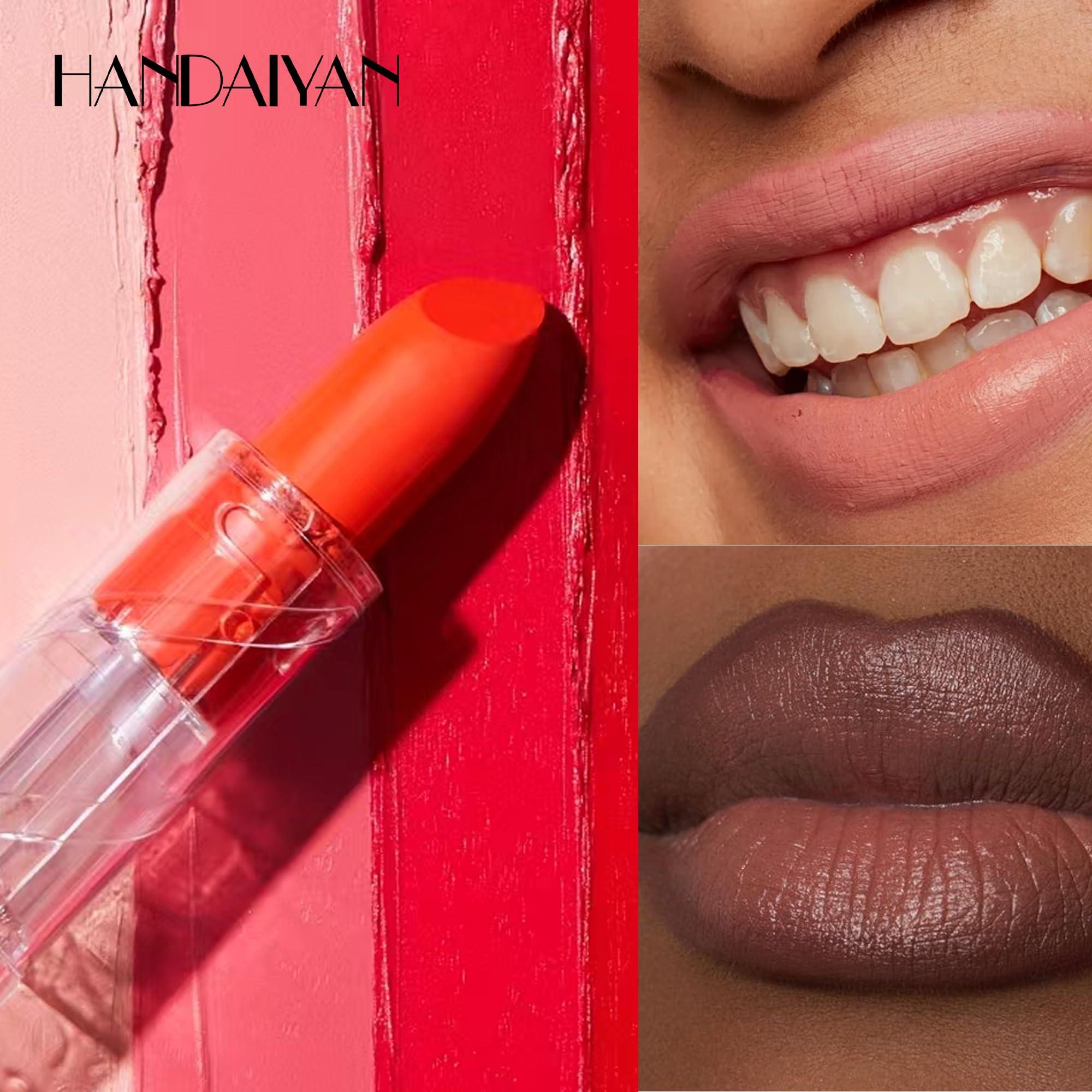 DLZZRS DLZZRS Flower Matte Lipstick, Moisturize Long Lasting Lock in Color Velvet Matte Lipstick, Waterproof Non-Stick Cup Premium Matte Lipstick for Women Girls(#09)